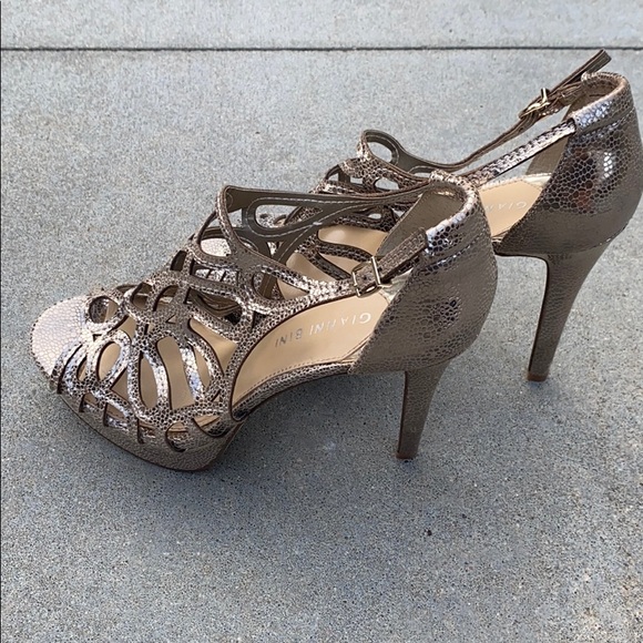 Gianni Binni Gold Heels - Picture 4 of 7